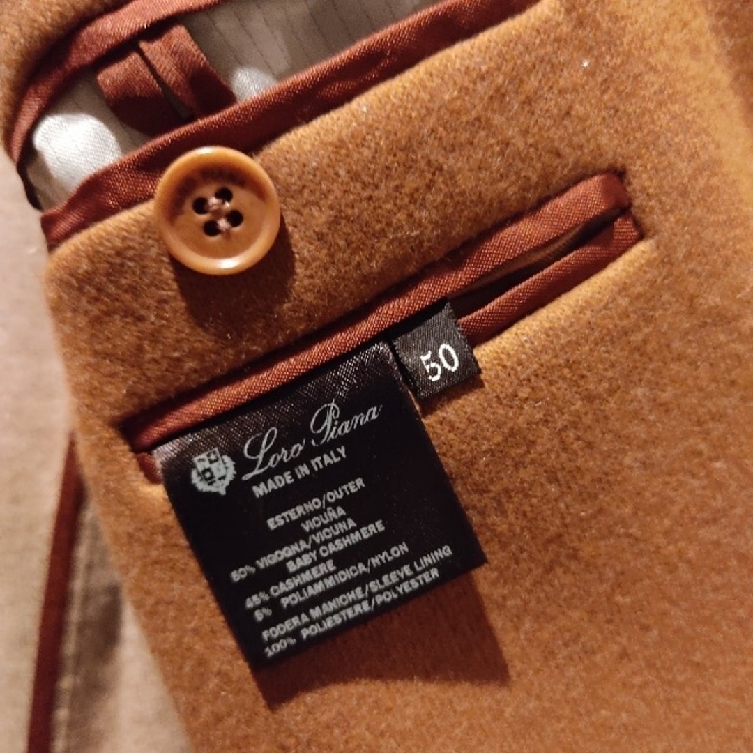 LORO PIANA(ロロピアーナ)のロロピアーナのとても素晴らしいビキューナジャケット メンズのジャケット/アウター(テーラードジャケット)の商品写真