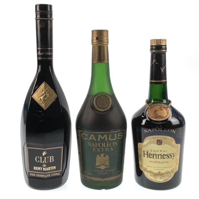 3本 REMY MARTIN CAMUS Hennessy コニャック