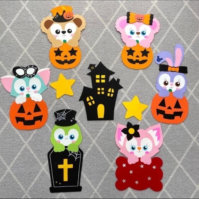 【専用】ハロウィン　壁面飾り　ハンドメイド