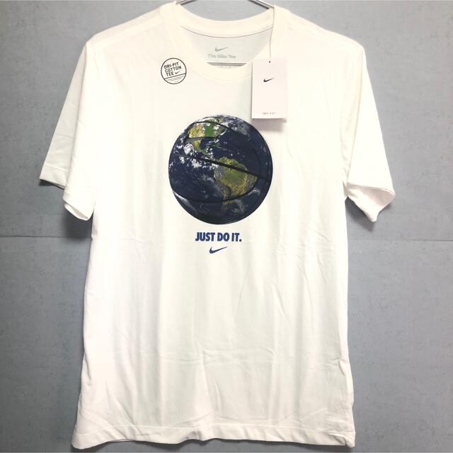 新品 NIKE ナイキ メンズ 半袖Tシャツ L バスケットボール 地球