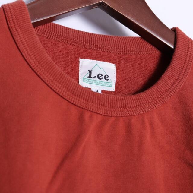 Lee(リー)のLee ワンポイントロゴTシャツ メンズ M レッド　オレンジ　リー　トップス メンズのトップス(Tシャツ/カットソー(半袖/袖なし))の商品写真