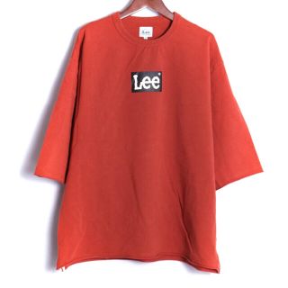 リー(Lee)のLee ワンポイントロゴTシャツ メンズ M レッド　オレンジ　リー　トップス(Tシャツ/カットソー(半袖/袖なし))