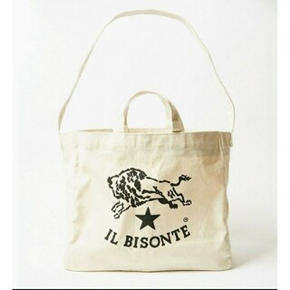 IL BISONTE - 【新品・未使用】IL BISONTE キャンバス2WAYショルダートートバッグ