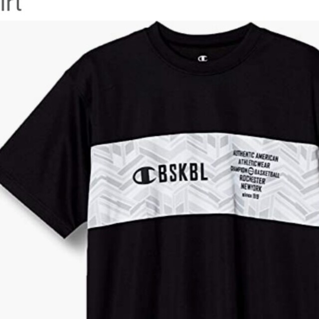 Champion(チャンピオン)の新品 希少 XL Champion USA バスケットボール Tシャツ 黒 メンズのトップス(Tシャツ/カットソー(半袖/袖なし))の商品写真