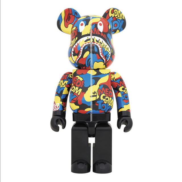 MEDICOM TOY CAMO SHARK BE@RBRICK bape