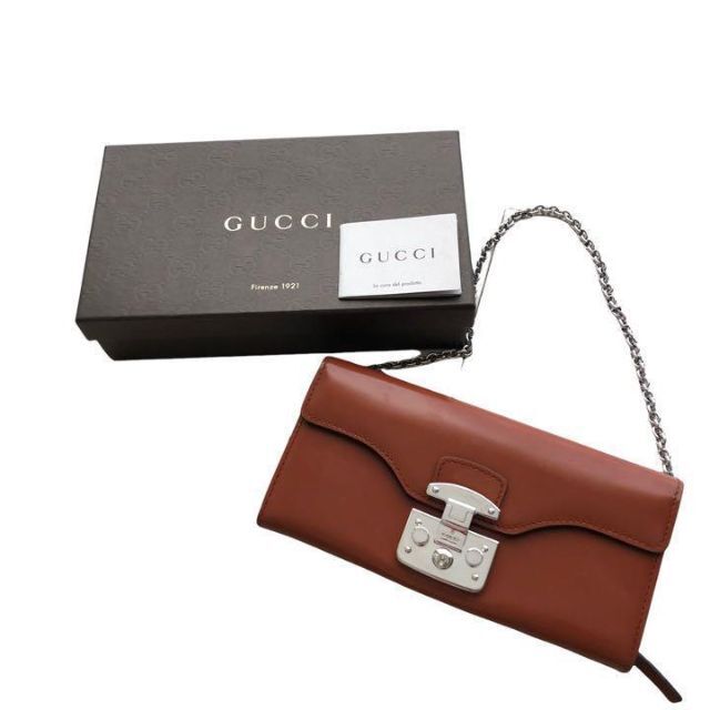 Gucci(グッチ)の美品♪ GUCCI グッチ チェーンウォレット レディースのファッション小物(財布)の商品写真