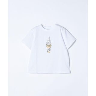 シップスキッズ(SHIPS KIDS)のSHIPS any新品新作ドローイング プリント半袖TシャツS(110-120)(Tシャツ/カットソー)