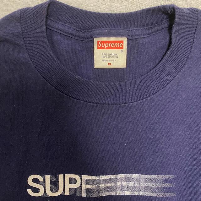 Supreme 初期 Motion Logo Tee ネイビー