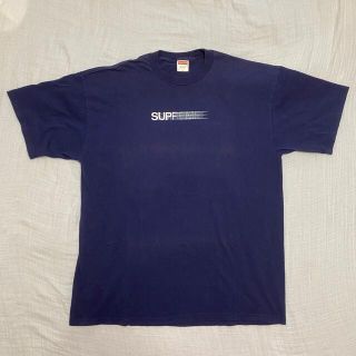 シュプリーム(Supreme)のSupreme 初期 Motion Logo Tee ネイビー(Tシャツ/カットソー(半袖/袖なし))