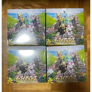 ポケモン(ポケモン)のイーブイヒーローズ未開封4box シュリンク付き　(Box/デッキ/パック)