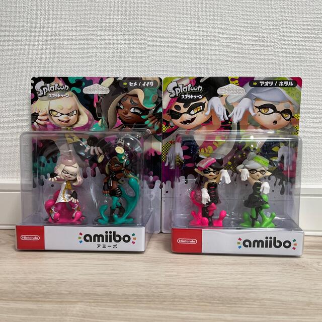 amiibo スプラトゥーン　ヒメ/イイダ　アオリ/ホタルフィギュア