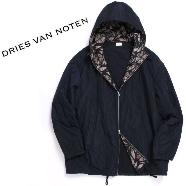 DRIES VAN NOTEN - DRIES VAN NOTEN キルティングコート ブラック 花柄の通販 by _Chii_｜ドリスヴァン