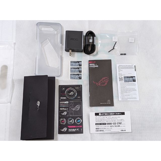 ASUS - 国内版 ROG Phone 5s 12GB/256GB ホワイト ケース付きの通販 by 