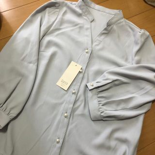 トッコ(tocco)の新品タグ付き トッコクローゼット tocco 7分袖ブラウス(シャツ/ブラウス(長袖/七分))