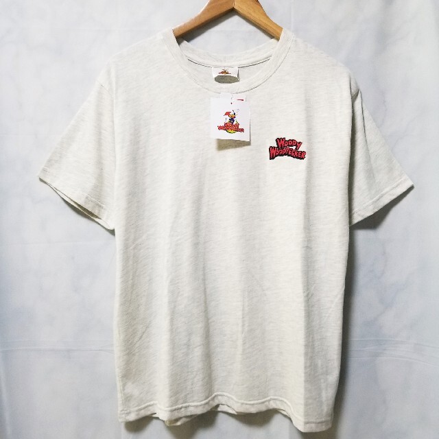 ウッディー・ウッドペッカー  新品  Tシャツ  半袖  ライトグレー  M レディースのトップス(Tシャツ(半袖/袖なし))の商品写真