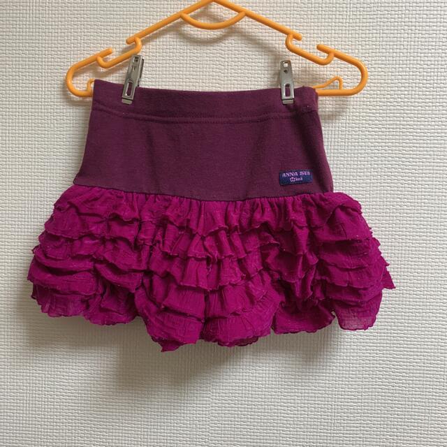 ANNA SUI mini(アナスイミニ)のアナスイミニ　フリルショートパンツ　100センチ キッズ/ベビー/マタニティのキッズ服女の子用(90cm~)(パンツ/スパッツ)の商品写真