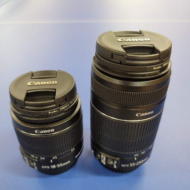 Canon(キヤノン)のCanon eos60D ダブルズームレンズキット　キヤノン イオス60D スマホ/家電/カメラのカメラ(デジタル一眼)の商品写真