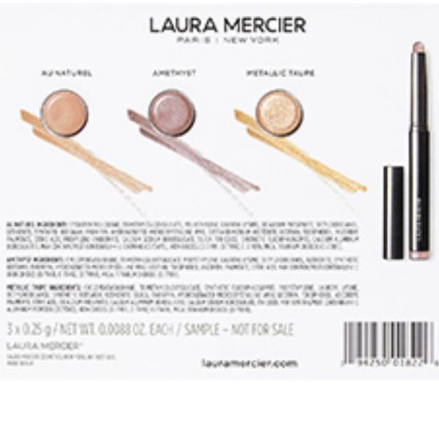 laura mercier(ローラメルシエ)のローラ　メルシエ キャビアスティック　アイカラー 3色 サンプル 新品未開封 コスメ/美容のベースメイク/化粧品(アイシャドウ)の商品写真