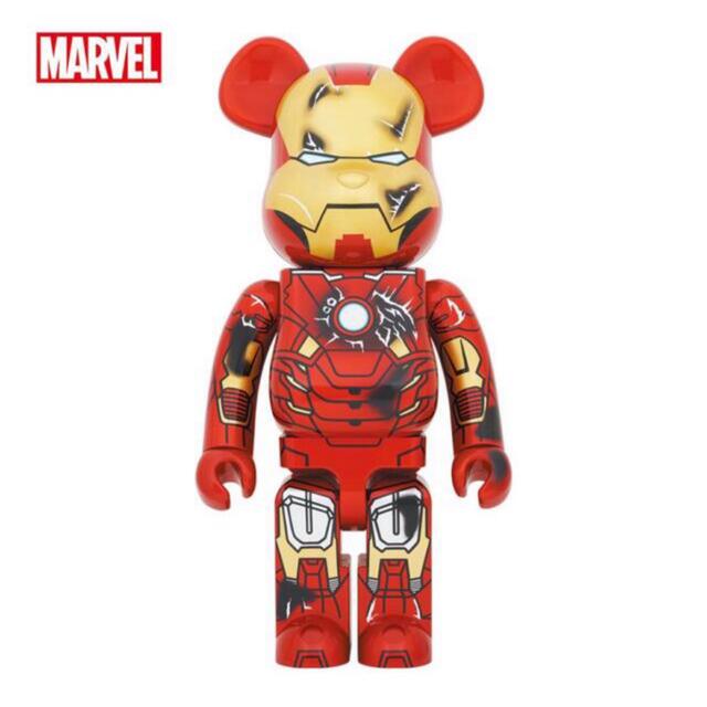 キャラクターグッズBE@RBRICK IRON MAN MARK VII DAMAGE 400%