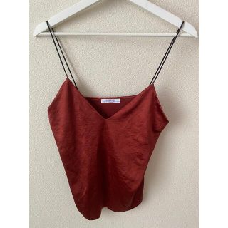 ザラ(ZARA)のZARA サテン　キャミソール(キャミソール)