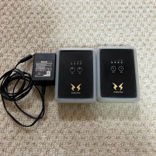 中古　サンエス　空調服用バッテリー×2、充電器(バッテリー/充電器)