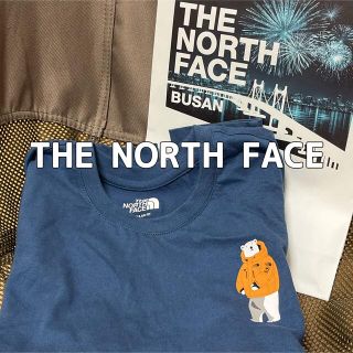 ザノースフェイス(THE NORTH FACE)の【美品】THE NORTH FACE ノースフェイス韓国　ロンT(Tシャツ(長袖/七分))