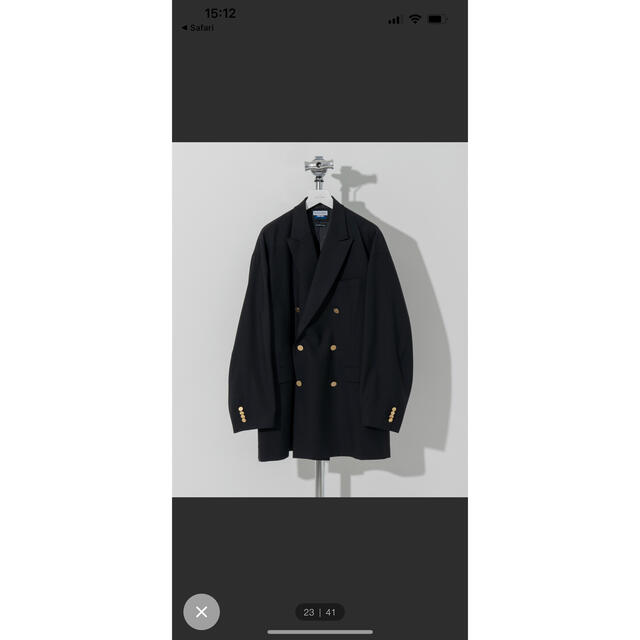 MaisonSpecial 黒ブレ メンズのジャケット/アウター(テーラードジャケット)の商品写真