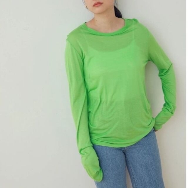 IENA(イエナ)のBASERANGE/ベースレンジ　LONG SLEEVE TEE レディースのトップス(Tシャツ(長袖/七分))の商品写真