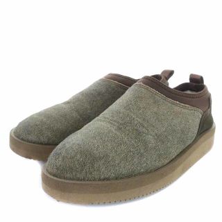 スイコック(suicoke)のスイコック ドゥーズィエムクラス別注 スリッポン 厚底 裏ボア 24cm グレー(その他)