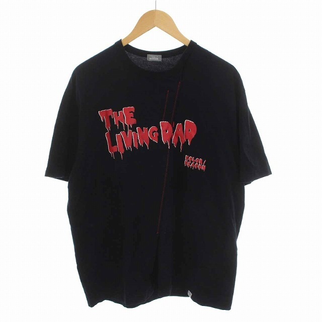 カラー ビーコン T.L.D TEE Tシャツ カットソー 半袖 3 L 黒51cm身幅