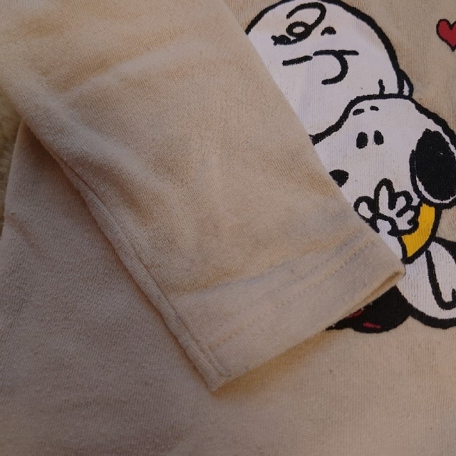 PEANUTS(ピーナッツ)のPEANUTS ピーナツ☆SNOOPY×チャーリーブラウン裏起毛トレーナー キッズ/ベビー/マタニティのベビー服(~85cm)(トレーナー)の商品写真