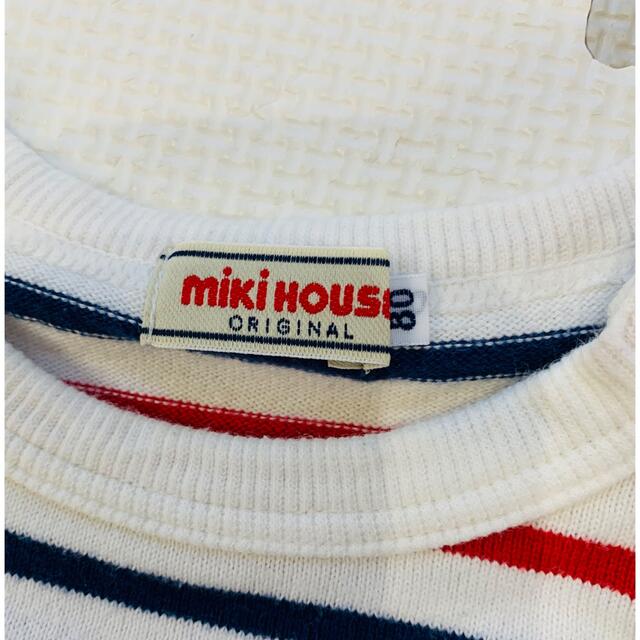 mikihouse(ミキハウス)のミキハウス　ダブルビー　長袖　70・80   3枚セット キッズ/ベビー/マタニティのベビー服(~85cm)(Ｔシャツ)の商品写真