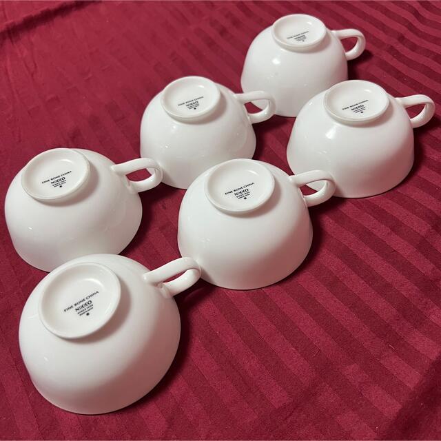 NIKKO(ニッコー)のFine bone China Nikko ニッコー ティーカップ コーヒーカl インテリア/住まい/日用品のキッチン/食器(グラス/カップ)の商品写真