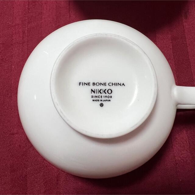 NIKKO(ニッコー)のFine bone China Nikko ニッコー ティーカップ コーヒーカl インテリア/住まい/日用品のキッチン/食器(グラス/カップ)の商品写真