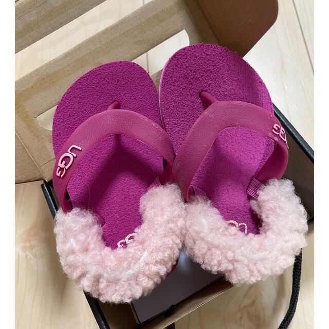 UGG(アグ)のugg サンダル　ベビー キッズ/ベビー/マタニティのベビー靴/シューズ(~14cm)(サンダル)の商品写真