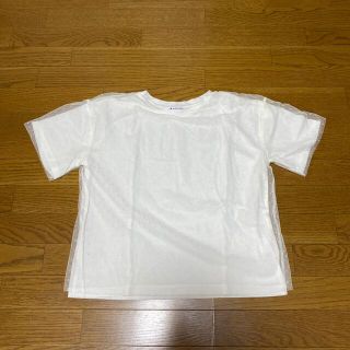 グローバルワーク(GLOBAL WORK)のドットチュールTシャツ　グローバルワーク(Tシャツ(半袖/袖なし))