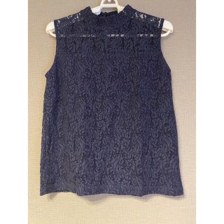 マウジー(moussy)の【極美品】moussy レース ノースリーブ トップス(カットソー(半袖/袖なし))