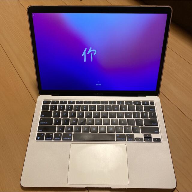 スマホ/家電/カメラMacBook air M1 13inch 8gb/256gb us シルバー