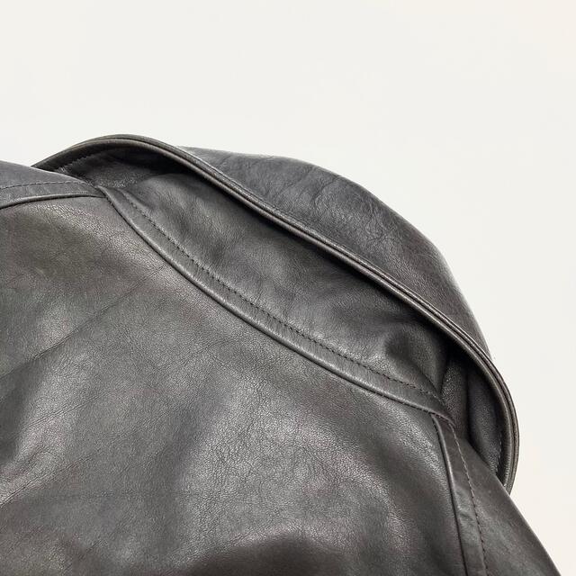 Rick Owens リックオウエンス レザーライダースジャケット ダストS