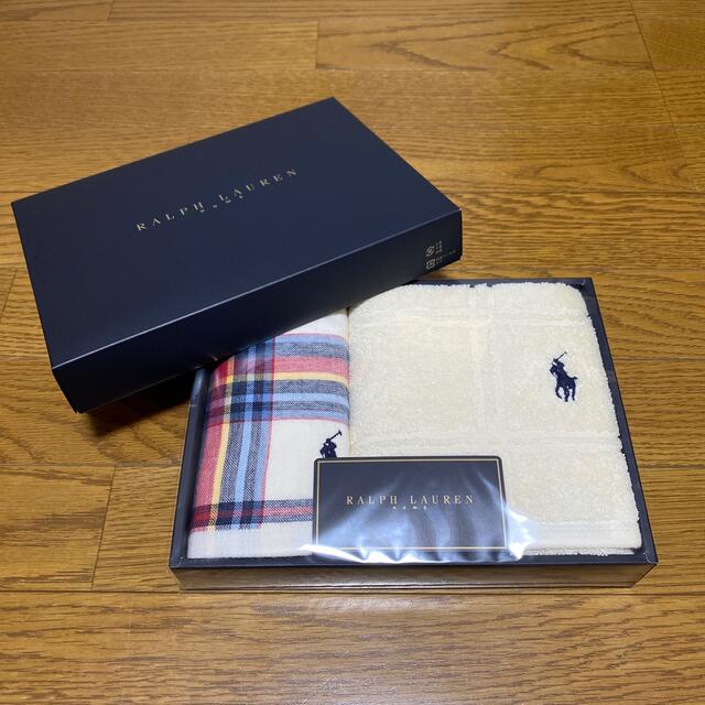 POLO RALPH LAUREN(ポロラルフローレン)の★未開封★タオルセット　RALPH LAUREN インテリア/住まい/日用品の日用品/生活雑貨/旅行(タオル/バス用品)の商品写真