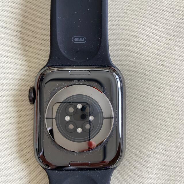 Apple Watch(アップルウォッチ)のApple Watch7  HERMES 45mm BLACK メンズの時計(腕時計(デジタル))の商品写真