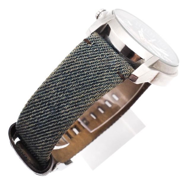 DIESEL(ディーゼル)の《希少》DIESEL 腕時計 ネイビー デニム 10気圧防水 ビックフェイス メンズの時計(腕時計(アナログ))の商品写真