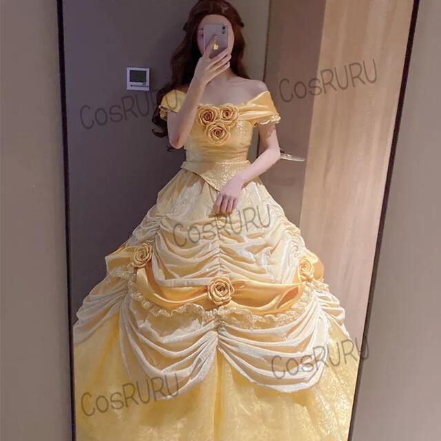 シークレットハニー 実写 ベル ディズニー ハロウィン ドレス 仮装