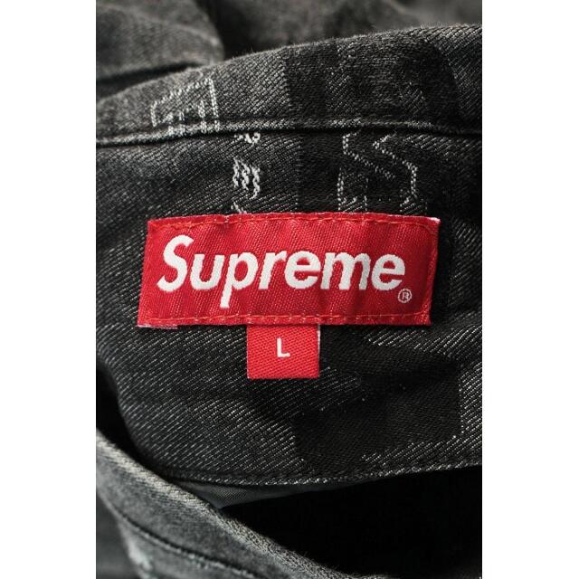 Supreme(シュプリーム)のシュプリーム 19AW Reversible Dimensions Logo Denim Work Jacket リバーシブルディメンションロゴブルゾン メンズ L メンズのジャケット/アウター(ブルゾン)の商品写真