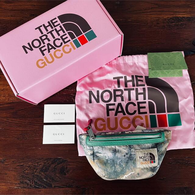 【在庫有】 North The Gucci ★値下 - Gucci Face バッグ ウエストポーチ コラボ ウエストポーチ