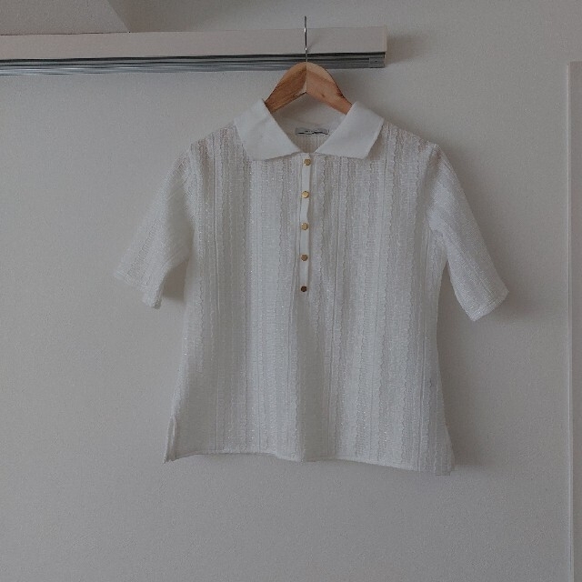JEANASIS(ジーナシス)のアソートレトロカット ポロシャツ レディースのトップス(Tシャツ(半袖/袖なし))の商品写真