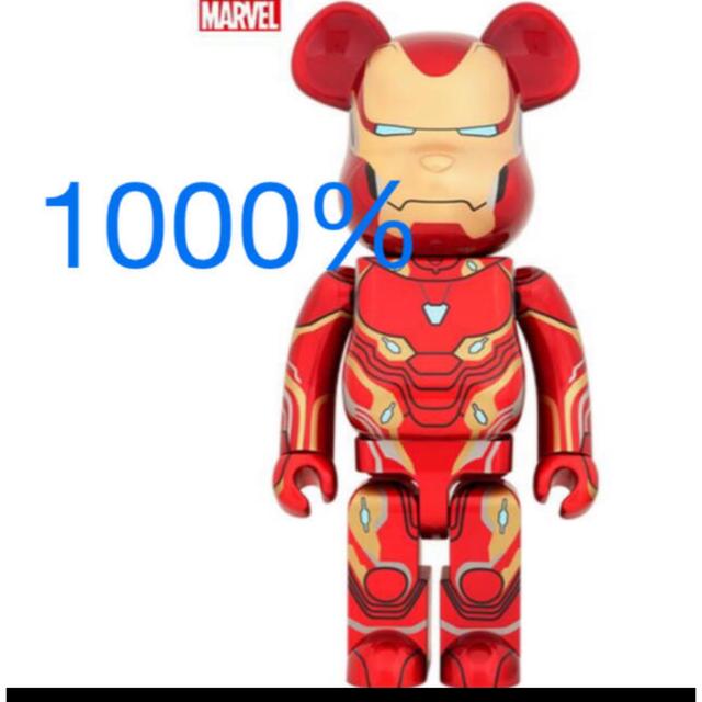 BE@RBRICK(ベアブリック)のBE@RBRICK IRON MAN MARK 50 1000％ ハンドメイドのおもちゃ(フィギュア)の商品写真