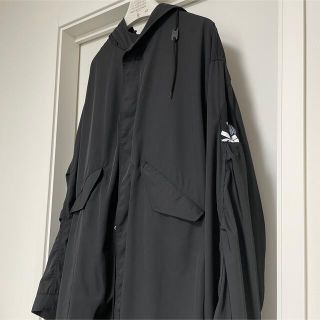 ラフシモンズ(RAF SIMONS)の【新品/定価25万円】ラフシモンズ　グラフィックパーカーコート IT46(モッズコート)