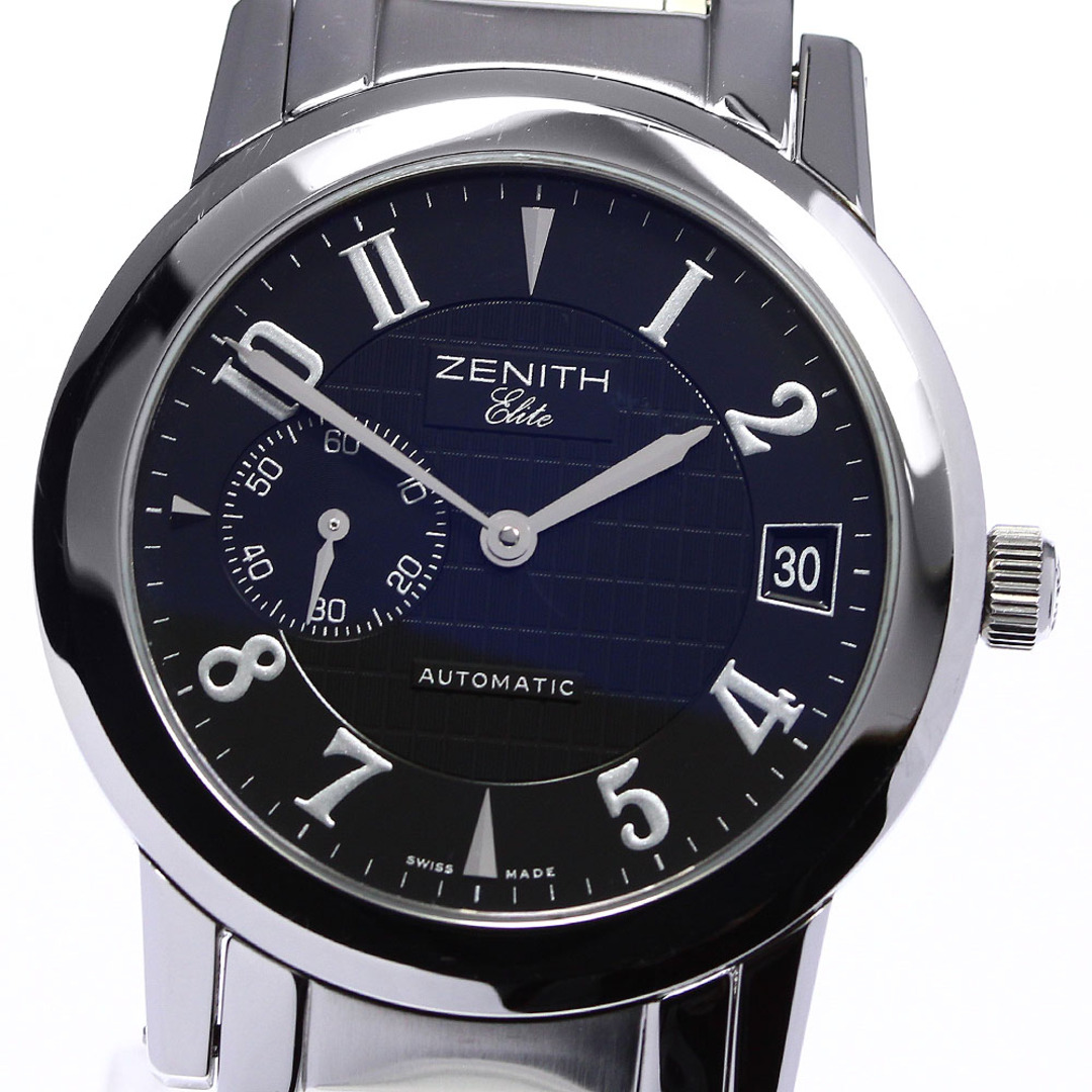 国内外の人気が集結 ZENITH - メンズ_683417【ev20】 自動巻き 01/02.0451.680 スモールセコンド エリート ポートロワイヤル ☆訳あり★保証書付き【ZENITH】ゼニス 腕時計(アナログ)