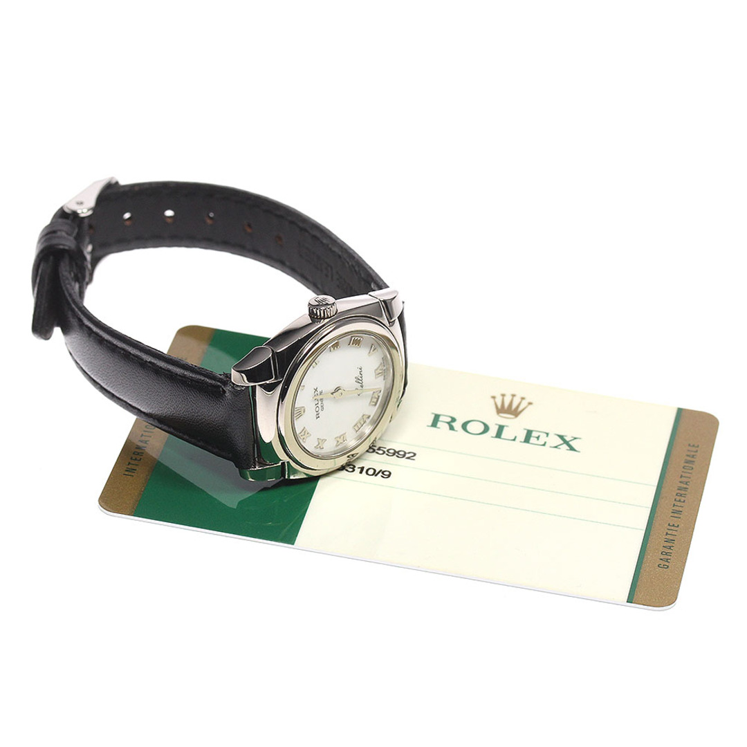 ROLEX(ロレックス)の★保証書付き【ROLEX】ロレックス チェリーニ K18WG 5310/9 手巻き レディース_695786【ev20】 レディースのファッション小物(腕時計)の商品写真